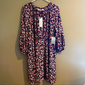 NWT Collective Concepts Long Sleeved Floral Dress
